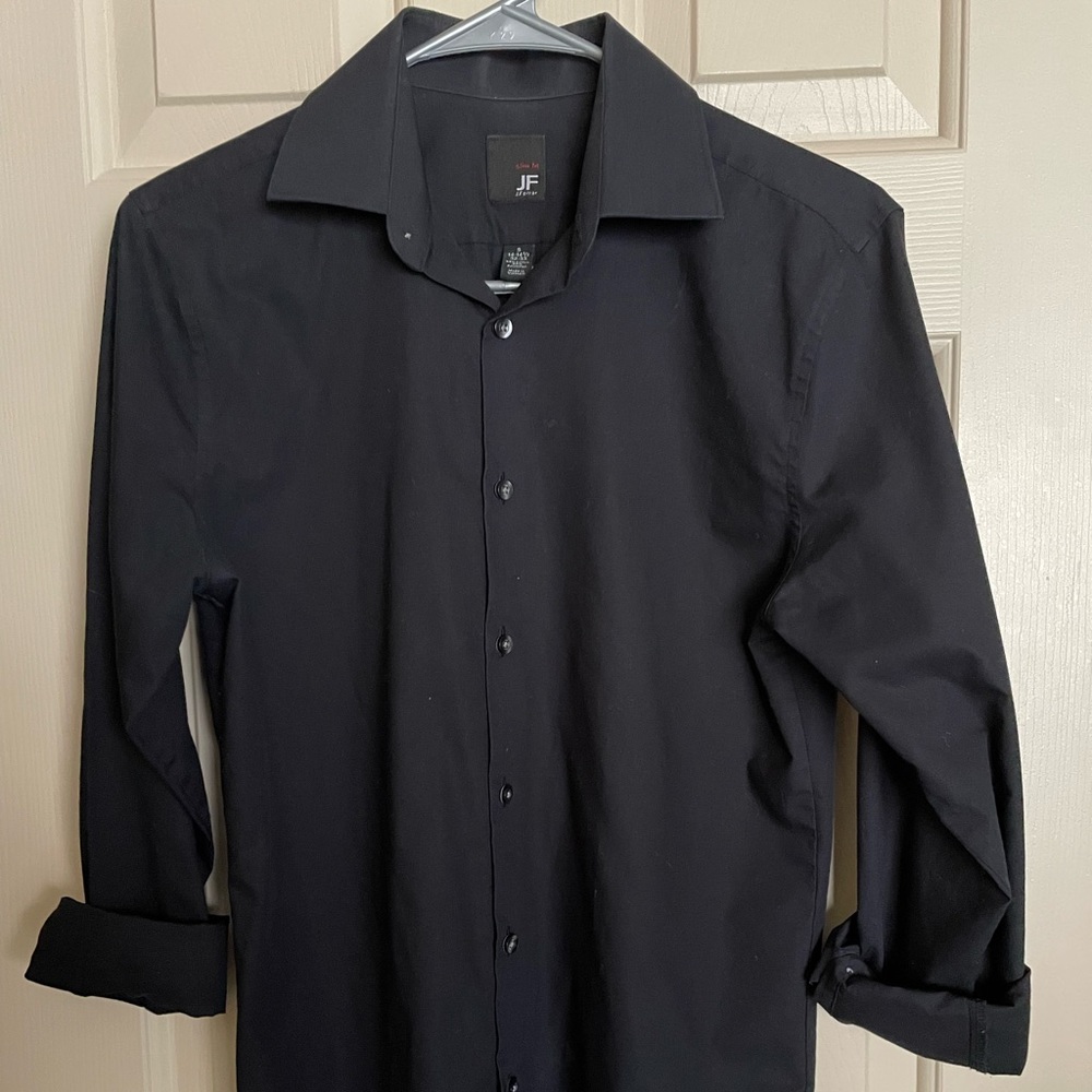 Slim Fit Black J.F Ferrar dress shirt